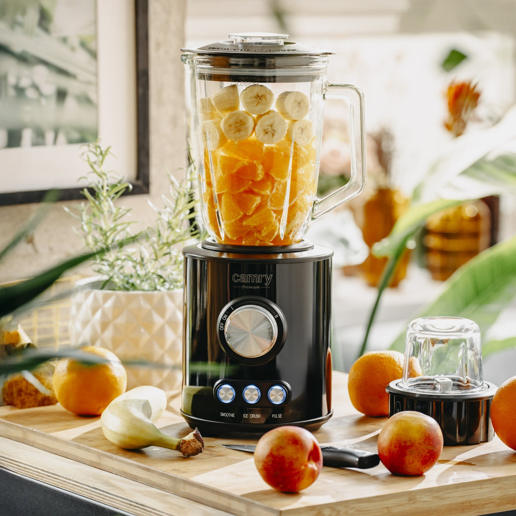 Camry CR 4088 Table blender - titanium blades - 1.5L glass jug