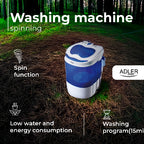 Adler AD 8051 Washing machine + spinning