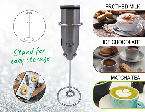 Adler AD 4500 Milk frother with a stand