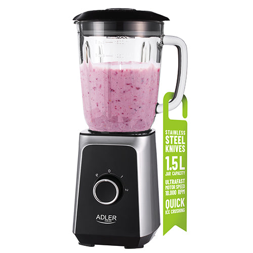Adler AD 4076 Blender - Glass jar 1,5L