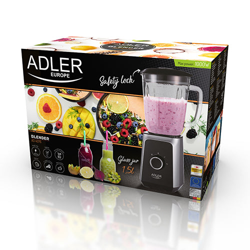 Adler AD 4076 Blender - Glass jar 1,5L